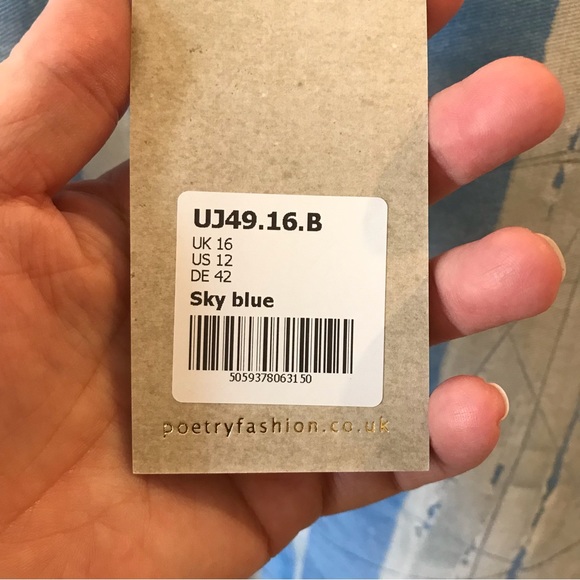 Poetry Sky Blue Pullover. NWT, Size 12 - Picture 5 of 8